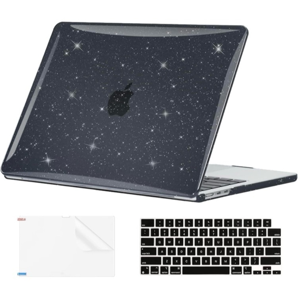 MacBook case black with sparkles ✨ ⚡️